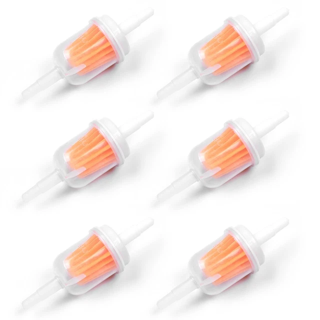 Filtres Carburant Plastique Gas 6Pcs Essence Transparent Tuyau Pour Neuf