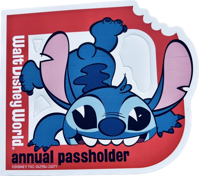 STITCH MAGNET WALT Disney World Annual Passholder Exclusive 2024 ...