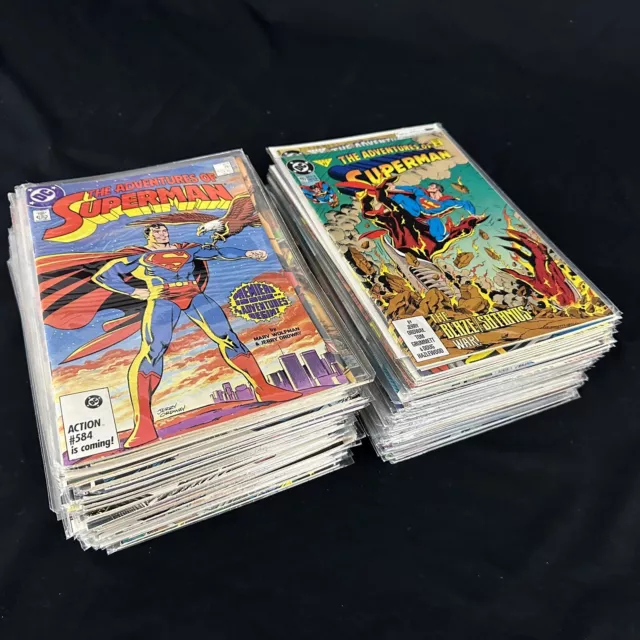 DC The Adventures of Superman - Lot of 114 - NO DUPLICATES - 1987 to 1996