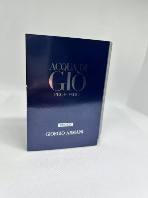 Giorgio Armani -Acqua di Gio Profondo- Eau de Parfum Probe 1,2 ml -neu-