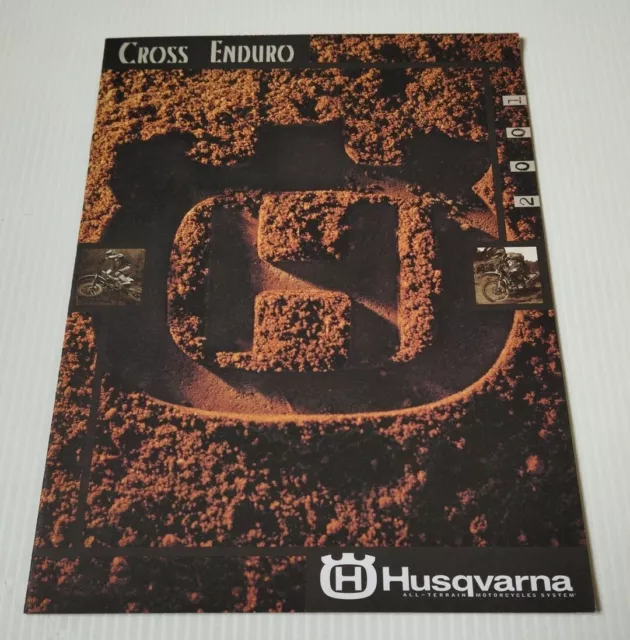 Husqvarna Gamme 2001 Prospectus Catalogue Brochure Moto