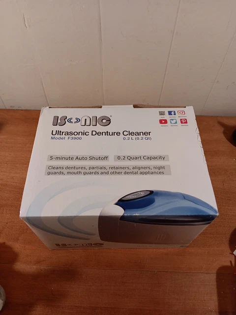 iSonic F3900 Ultrasonic Denture & Retainer Cleaner