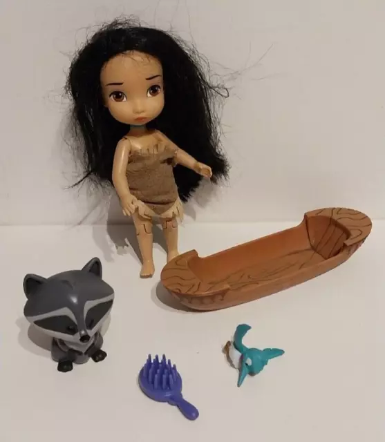 Disney Animators Collection Mini Dolls Playset Pochantas Sold as Seen