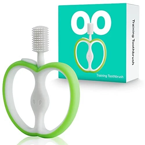 Love Noobs Training Baby Toothbrush Silicone Baby Teething Toys for 6-12 Mont...