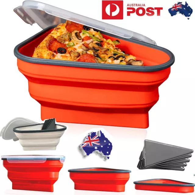 Pizza Pack Box Reusable Stackable Collapsible Tupperware Container for Pizza AU