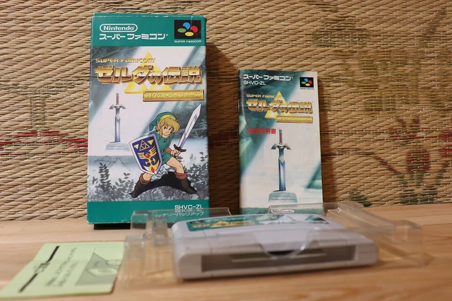 Zelda no Densetsu Legend Triforce w/box manual Nintendo Super Famicom SFC VG!