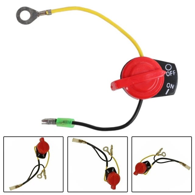 Interrupteur D'arrêt Moteur GX35 – Pour Débroussailleuse, Tondeuse, Nettoyeur Haute Pression !
