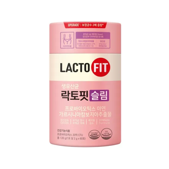 Lacto Fit 20 Billion Raw Lactic Acid Bacteria Slim 60 Packets