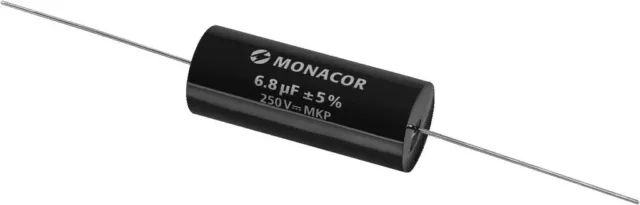 MONACOR MKPA-68 MKP-Folienkondensator, 6,8 µF, 250 V Components,