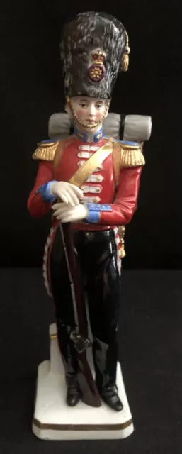 Rare Rudolstadt Ernst Bohne Sons Grenadier Guards 1853 Military Soldier Figurine