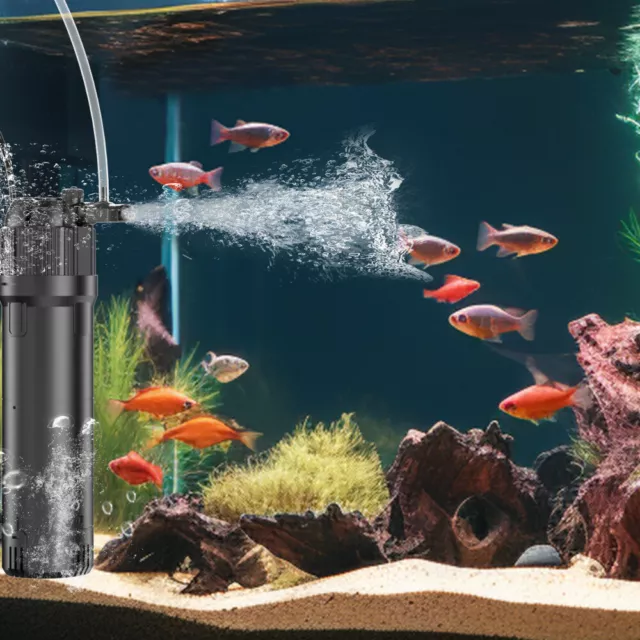 Aquarium Filtre Intérieur Pompe 100-300L Aquarie Flux 800L/H