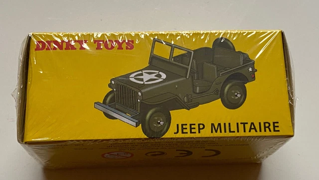 Jeep Bleue Dinky Toys France - Échelle 1/43 - Modèle 24 Roues Métal - Zamak