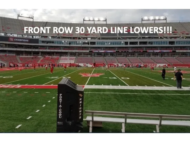 2 TICKETS HOUSTON COUGARS vs OKLAHOMA STATE  11/18 - FRONT ROW LOWER SIDELINE!