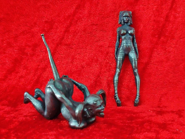 Lot de 2 bronze érotique ancien - France - années 60