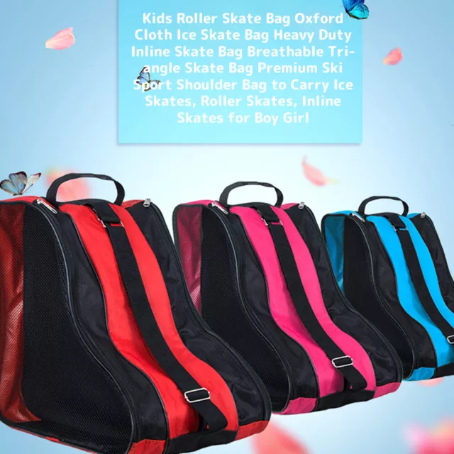 Child Skate Bag 3Color Available for Ice Skating Inline Roller-.-