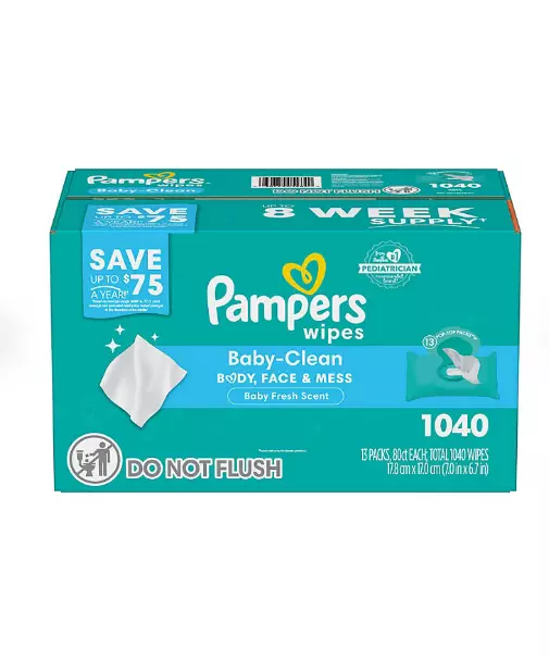 Pampers Scented Baby Wipes, Baby Fresh (1040 ct.)