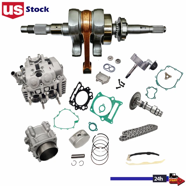 HiSUN 700 EFI Cylinder Head Cylinder kit Crankshaft UTV Qlink Big Muddy MSU
