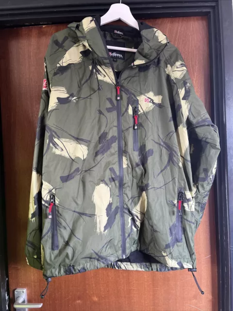 DIEM ANGLING JACKET Camo Size Large With Hood $26.98 - PicClick