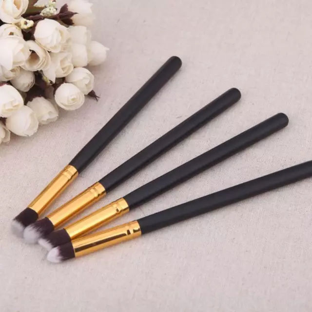 4PCS Pro Eyeshadow Blending Brush Set Professional Eye Makeup Brushes