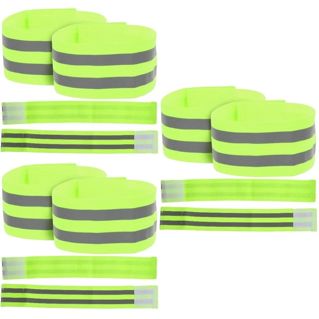 12 Pcs corsa Pratico Cinghie Riflettenti Per A piedi Outdoor corsa