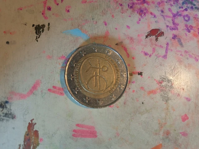 PIÈCE DE 2 euros RARE, Bonhomme UEM 1999-2009 française EUR 100,00