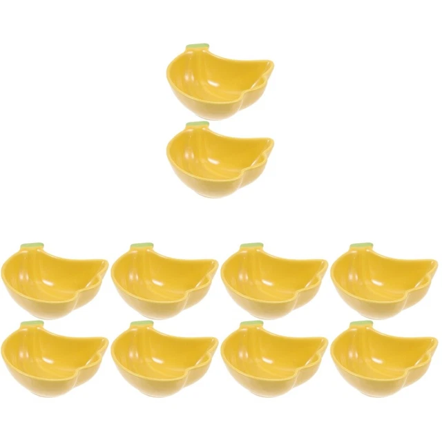 10 Pcs Plat En Céramique Collations Collation Plat Vinaigré