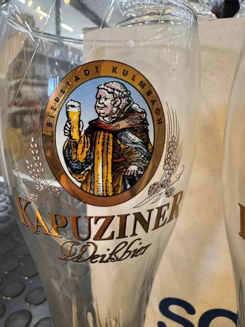 Kapuziner Weißbier Glaser 3 Stück