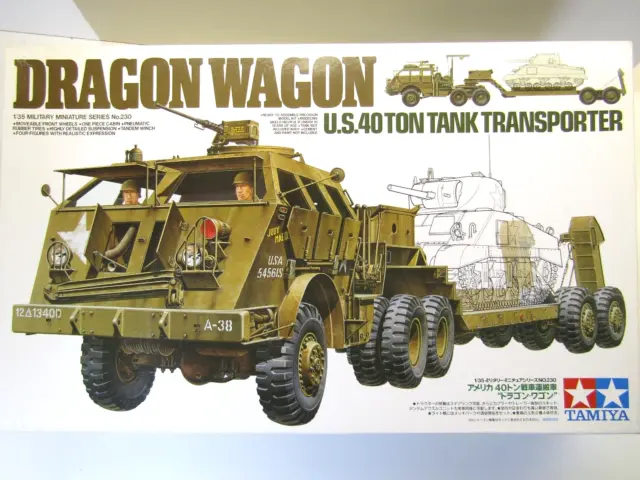 Tamiya 1:35 Scale Dragon Wagon U.S. 40 Ton Tank Transporter Model Kit  # 35230