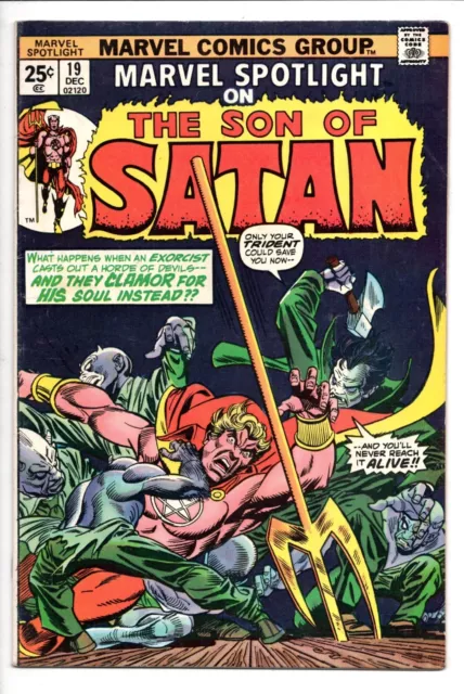 Marvel Spotlight #19  ( Vf-  7.5 ) 19Th Issue Hellstrom The Son Of Satan