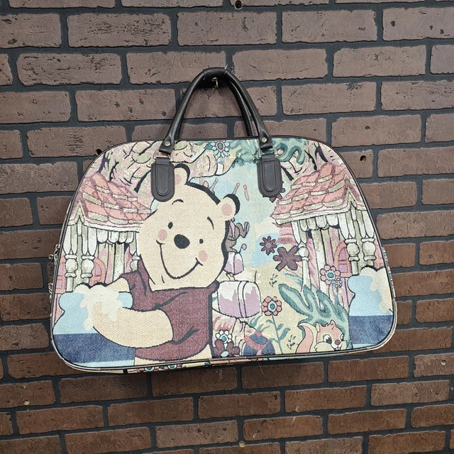 WINNIE THE POOH Vintage Holdall Trolley Bag Travel Case With Handle And Wheels 18.19 PicClick UK