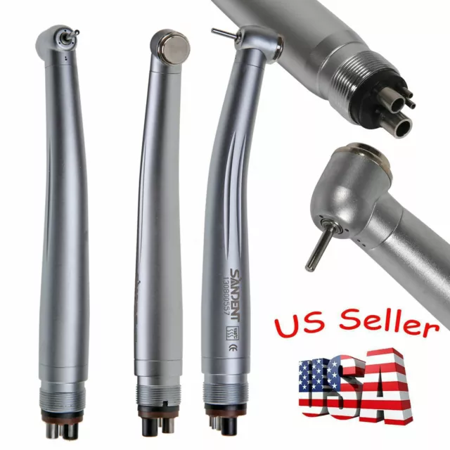 SANDENT NSK PANA MAX Style Dental High Speed Handpiece Push Clean Head 4 Holes