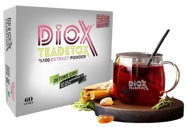 DIOX Detox Tea - Organic - 1 Month Supply - 60 BAGS