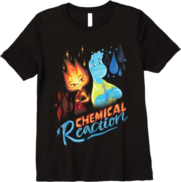 DISNEY & PIXAR’S Elemental Chemical Reaction Ember Wade T-Shirts £6.41 ...