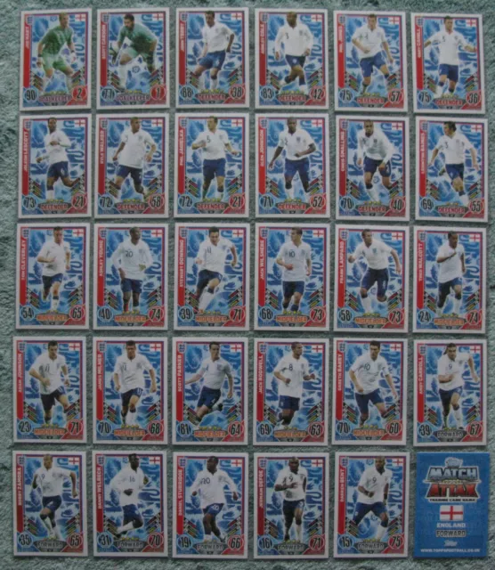 Match Attax TCG Choose One 2012 England Card from List (Euro 2012)