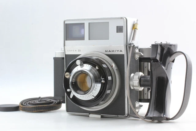 Caméra Mamiya Universal Press 6x9 Avec Capot Et Support - Moyen Format Vintage