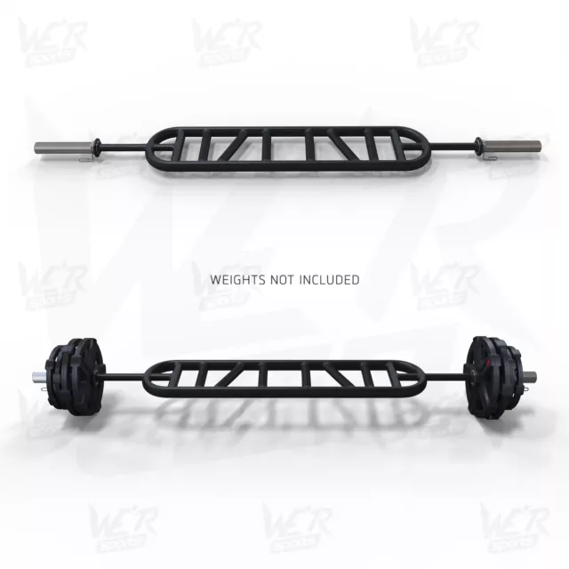 We R Sports Olympic Triceps Bar Parallel & Angled Handle Gym Multi Grip Bar 2" 3