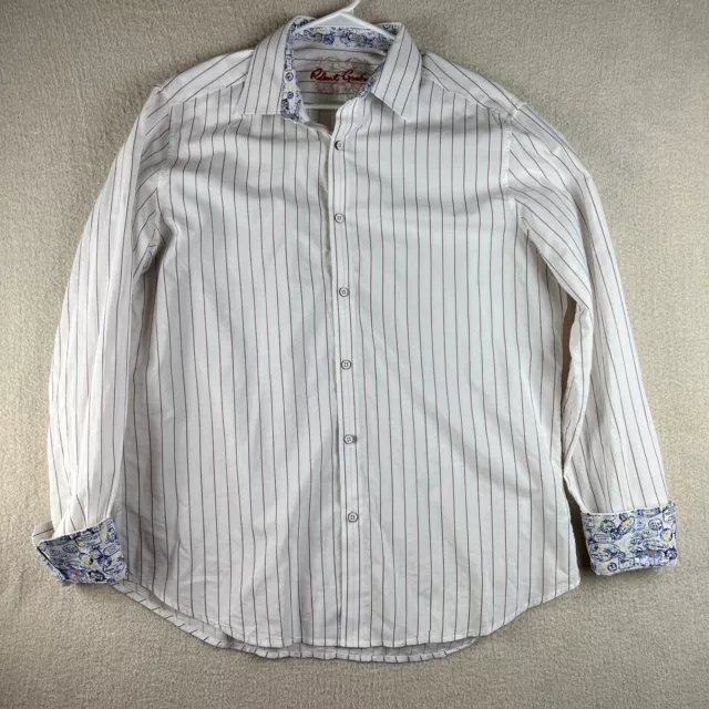 Robert Graham Men's XL Allover Paris Print Flip Cuff Long SL Classic Fit Shirt 2