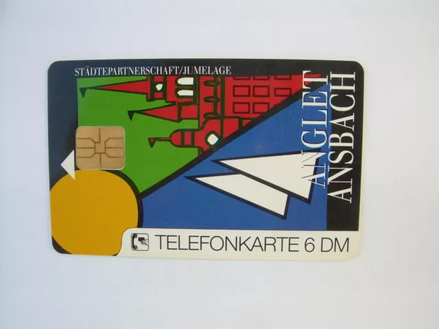 Rare Telecarte Allemande Telefonkarte 6 Dm  1/93  2000 Dpr  Ex. Anglet Ansbach