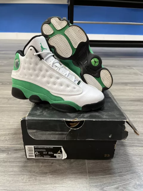 Nike Air Jordan 13 Retro GS Lucky Green Shoe DB6536-113 Size 6y