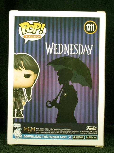 Funko Pop Television Metallic Wednesday Addams Hot Topic 3