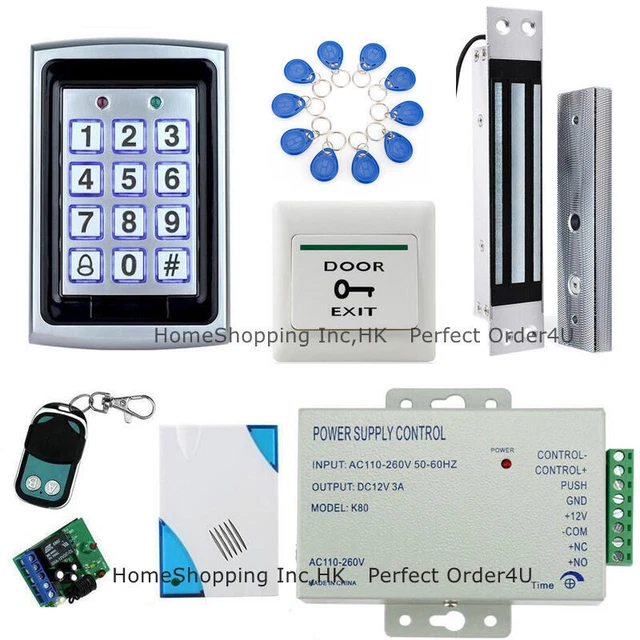 RFID CARD + Password Door Access Control System + Embedded Magnetic ...