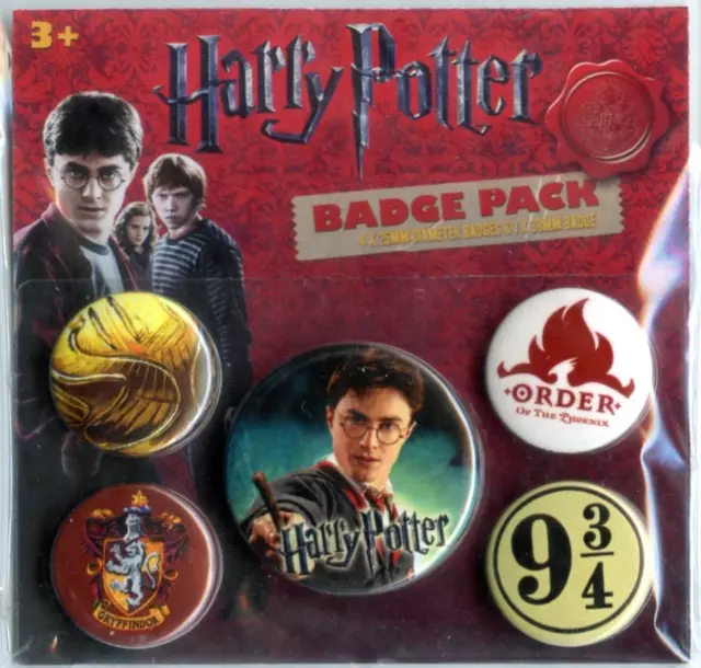 Harry Potter Badge Pack (5 Button Badges)