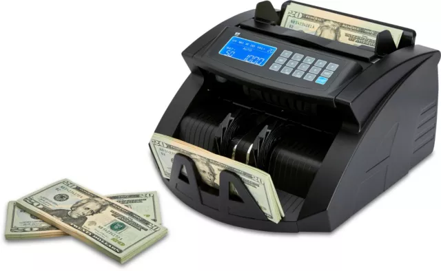 Bill Money Counter Cash Currency Count Counting Automatic Bank Machine 3