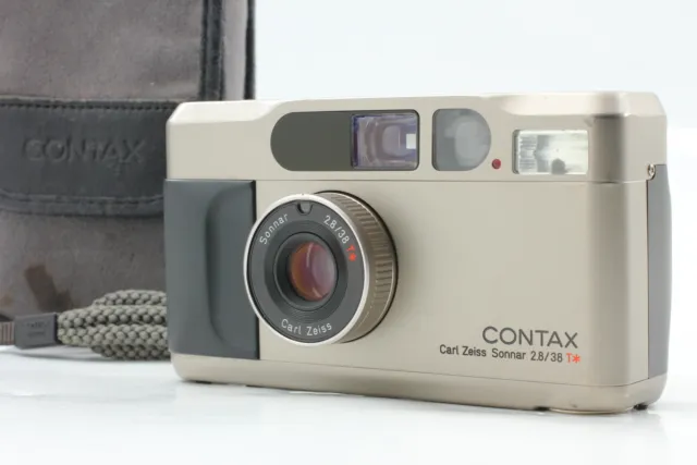 Read [N MINT] Contax T2 Titan SILVER Point & Shoot 35mm Film Camera From JAPAN