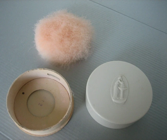 Boîte à Poudre Vichy Vintage – Beige, En Carton, Rétro Chic !