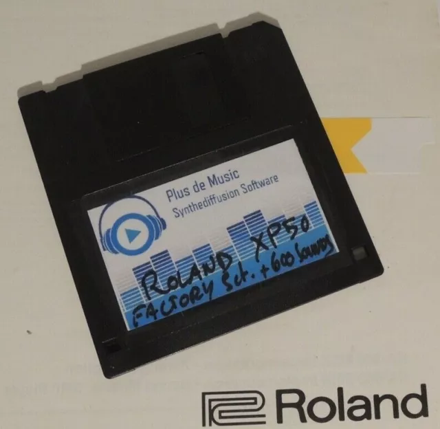 Roland XP50 Floppy Disk Factory SET midifile RESET sounds DEMOS + 600 NEWSounds