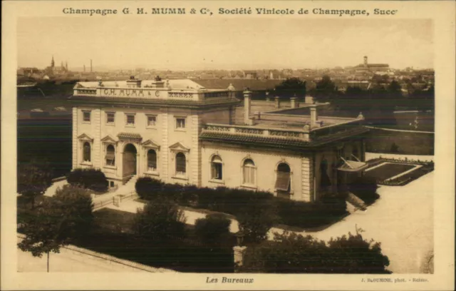 Alcohol Societe Vinicole Champagne Plant GH Mumm Co c1915 Postcard #2