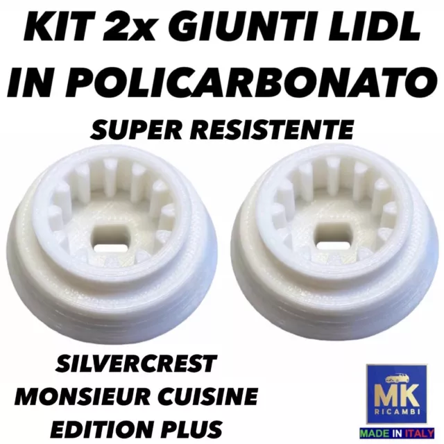 KIT 2 GIUNTI Lidl Silvercrest Monsieur Cuisine Edition Plus Skmk 1200 A1 B2  EUR 19,00 - PicClick IT