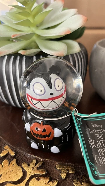 Disney The Nightmare Before Christmas Vampire Teddy 2.75” Mini Snow Globe NEW
