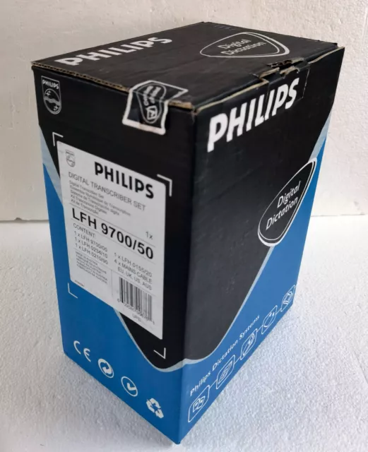 Philips 9700/50 Digital Desktop Transcription System (For USA, EU, UK & AUS)
